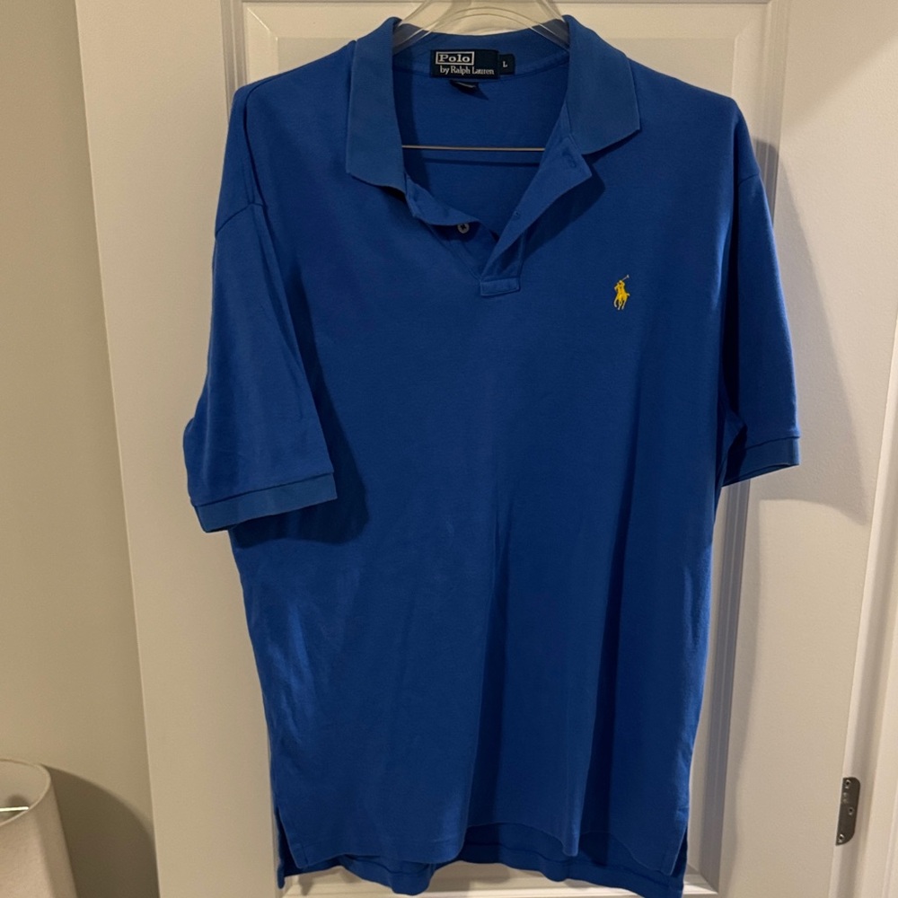 Polo by Ralph Lauren Men's Royal Blue Polo Shirt
